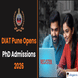 DIAT Pune Opens PhD Admissions 2026; Apply by November 14